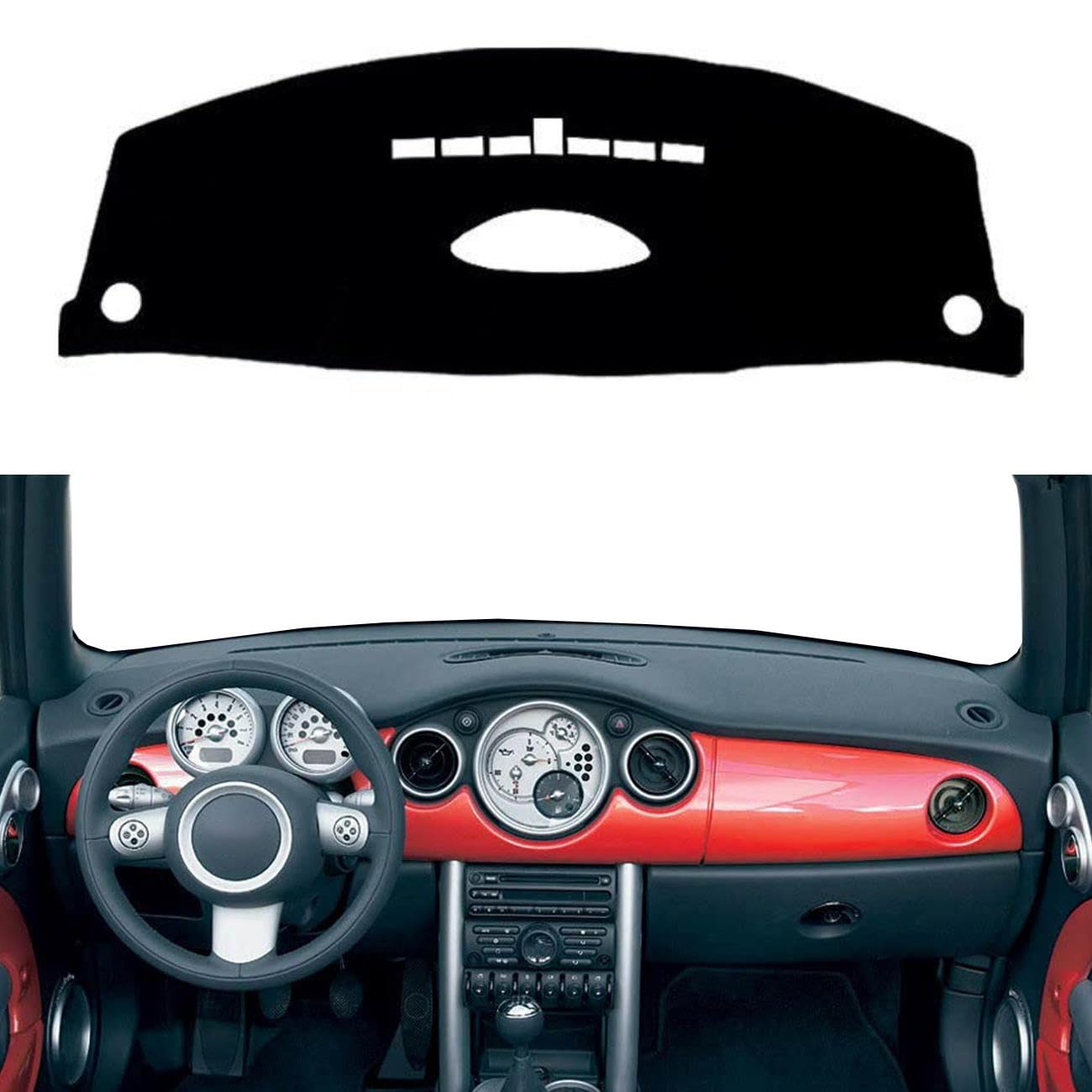 Amazon.com: XVWTJZIA Dashboard Cover Mat Fit for Mini R50 R52 R53