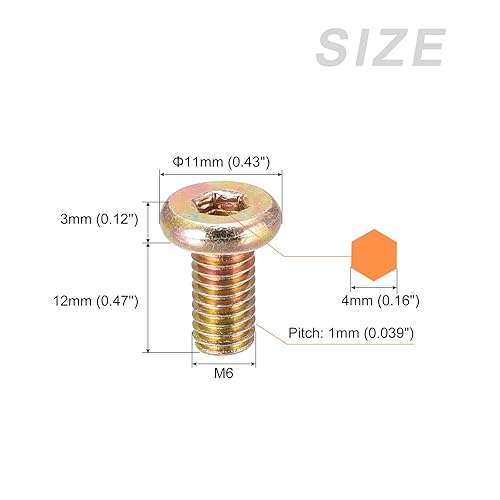 Vista 18 de METALLIXITY Tornillos de máquina de cabeza hexagonal (M8x50mm), 10 unidades, tornillos de acero al carbono, para maquinaria, muebles, bricolaje