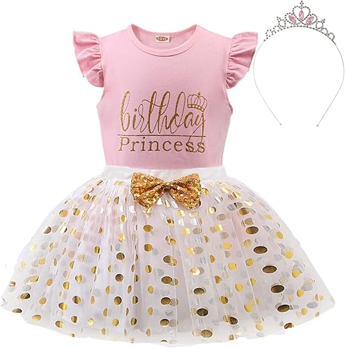 Conjunto de 3 piezas de falda tutú de tul para niñas pequeñas, chaleco sin mangas, camiseta sin mangas con lunares y tul