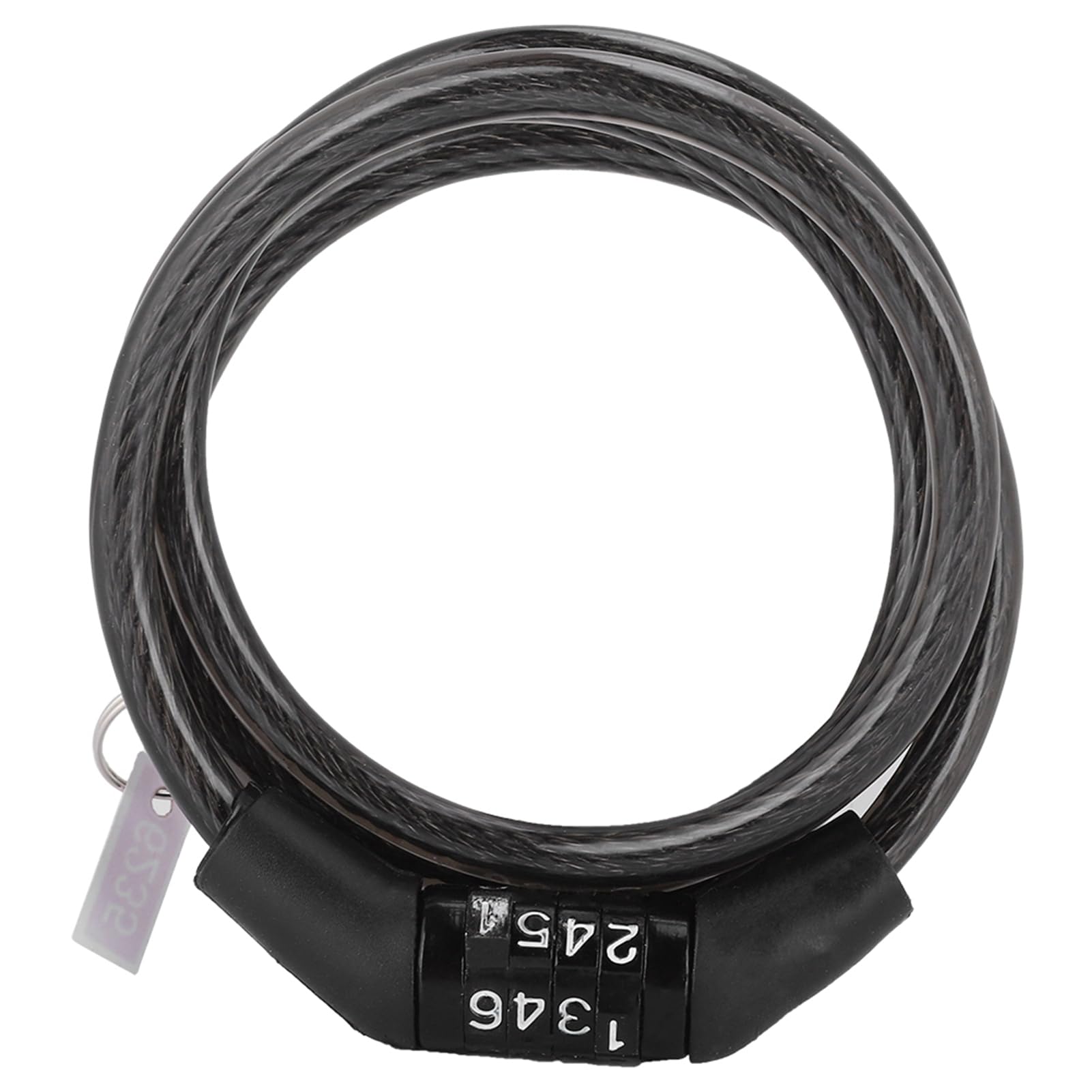 Generic Coded Lock Secure Anti-Theft Steel Cable Lock for Bike Safety Outdoor Travel 115g