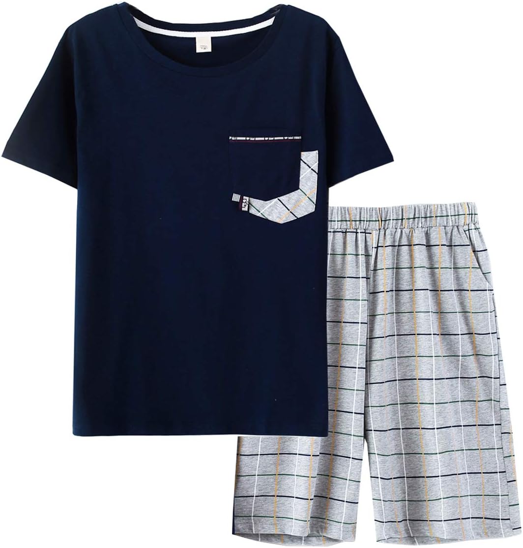 Big Boys Fashion Summer Shorts Pajama Sets 12-20 Years Big Boys Fashion Summer Shorts Pajama Sets 12-20 Years