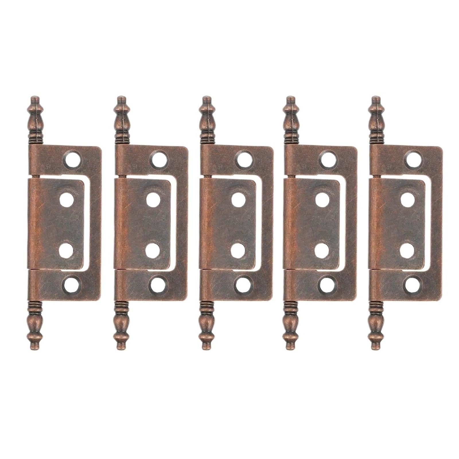 Huwoyg One Color 10Pcs Hinges For Wooden Doors Vintage Furniture Door Hinge Kitchen Cabinet For Gate