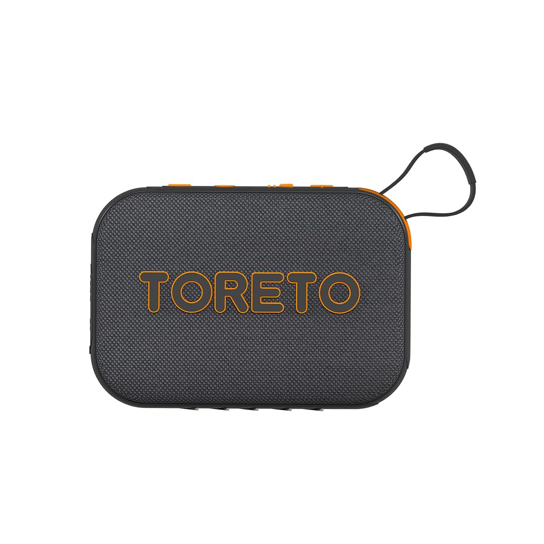 Toreto 10W BT Wireless Speaker Rubber Finish (Obsidian Black)-image-37