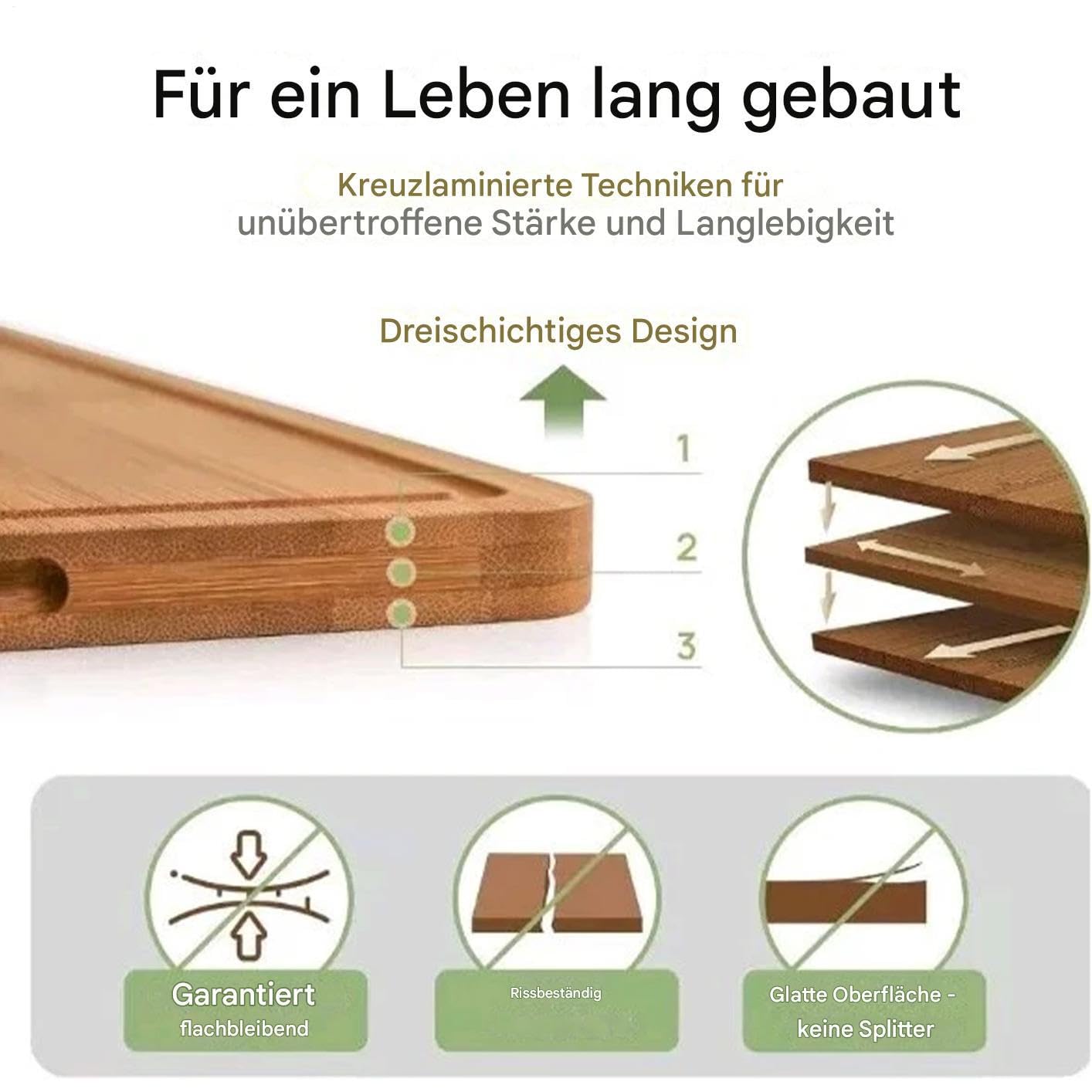 Tagliere in legno: tagliere antiscivolo per la preparazione dei cibi, tappetino da taglio facile da pulire, utensile da cucina versatile, accessorio da cucina versatile per la casa e il resto