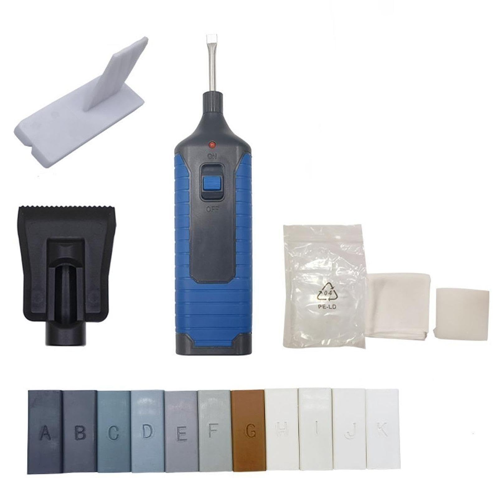 KESOTO Kit de réparation de sol en vinyle PVC, outil de réparation de crevasses, outils de réparation de fissures pour sols Lvt/spc/wpc