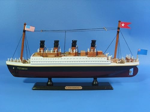 Miniatura 2 de Hampton Nautical RMS Titanic Cruise Ship, 14 pulgadas, blanco