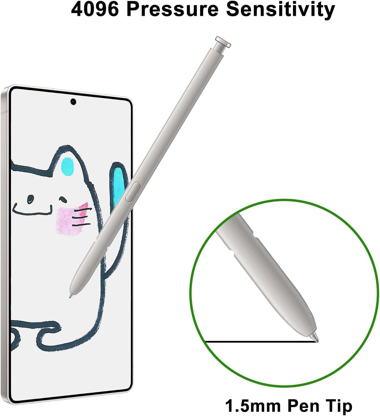 Samsung Galaxy S25 Ultra S Pen di Ricambio, Stilo Digitale Grigio