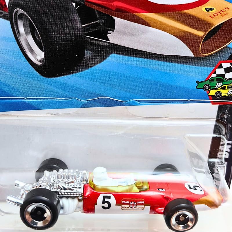 Image of Hot Wheels 1:64 68 Lotus Type 49 HW Race Day 3 and Up 193 /250 (Red)