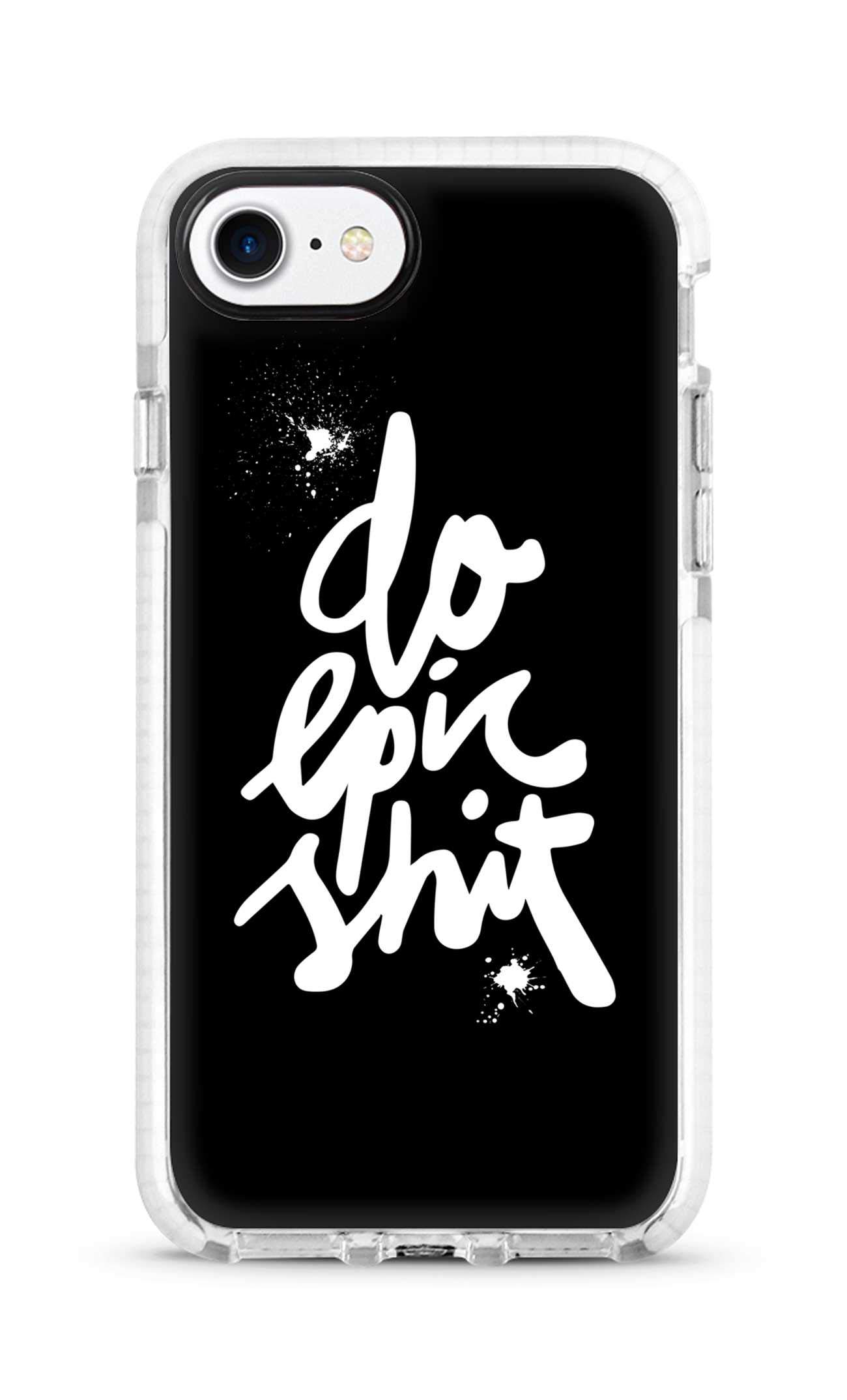 Stylizedd Case Compatible With iPhone 8, White Impact Pro Military Grade Dual Layer Case - Epic Full