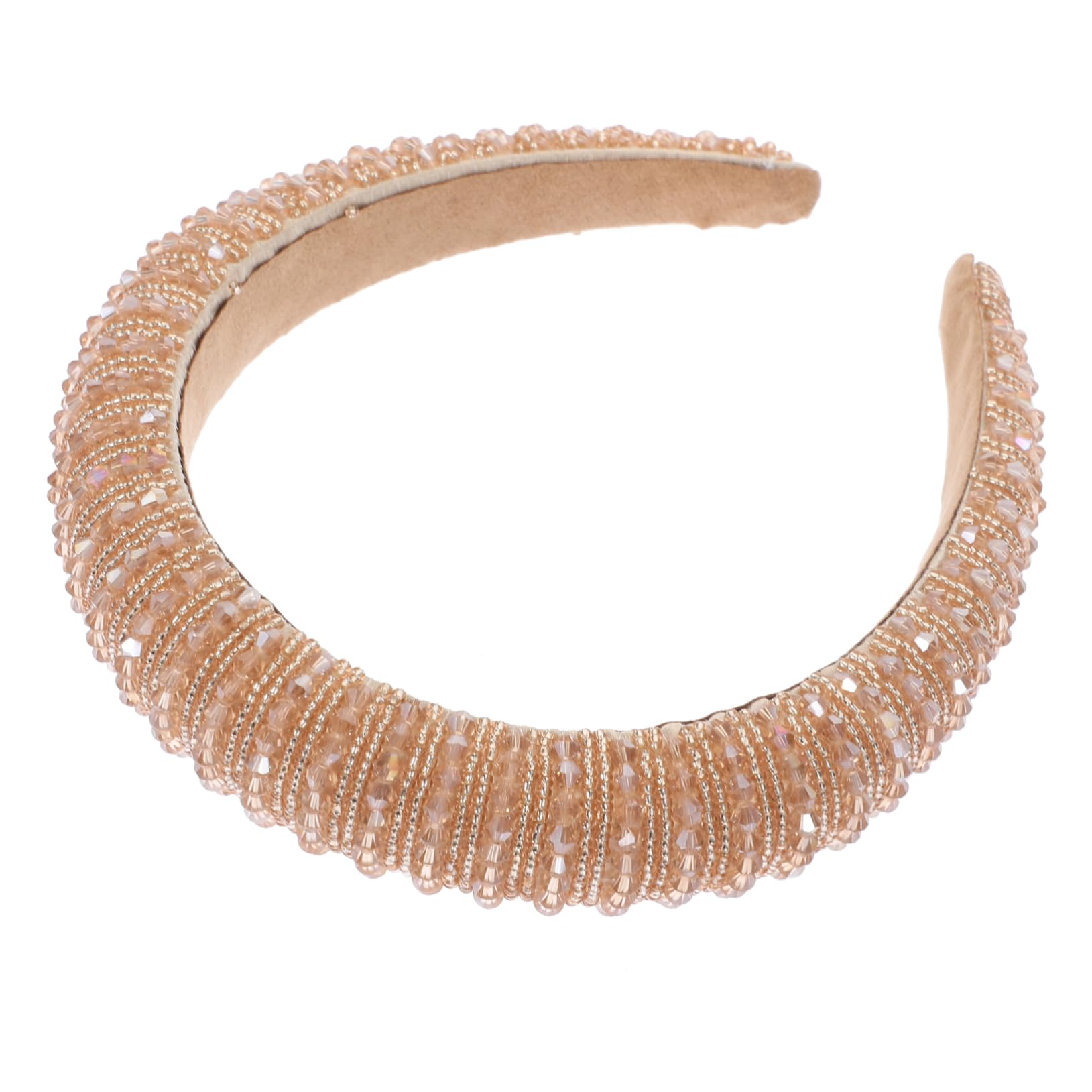 Didiseaon 3 Diademas Trenzadas A Mano Diadema Marrón Decoración De Banda Para El Pelo Gruesa Decoración Del Pelo Banda Para La Cabeza Con Cuentas Hinchada s