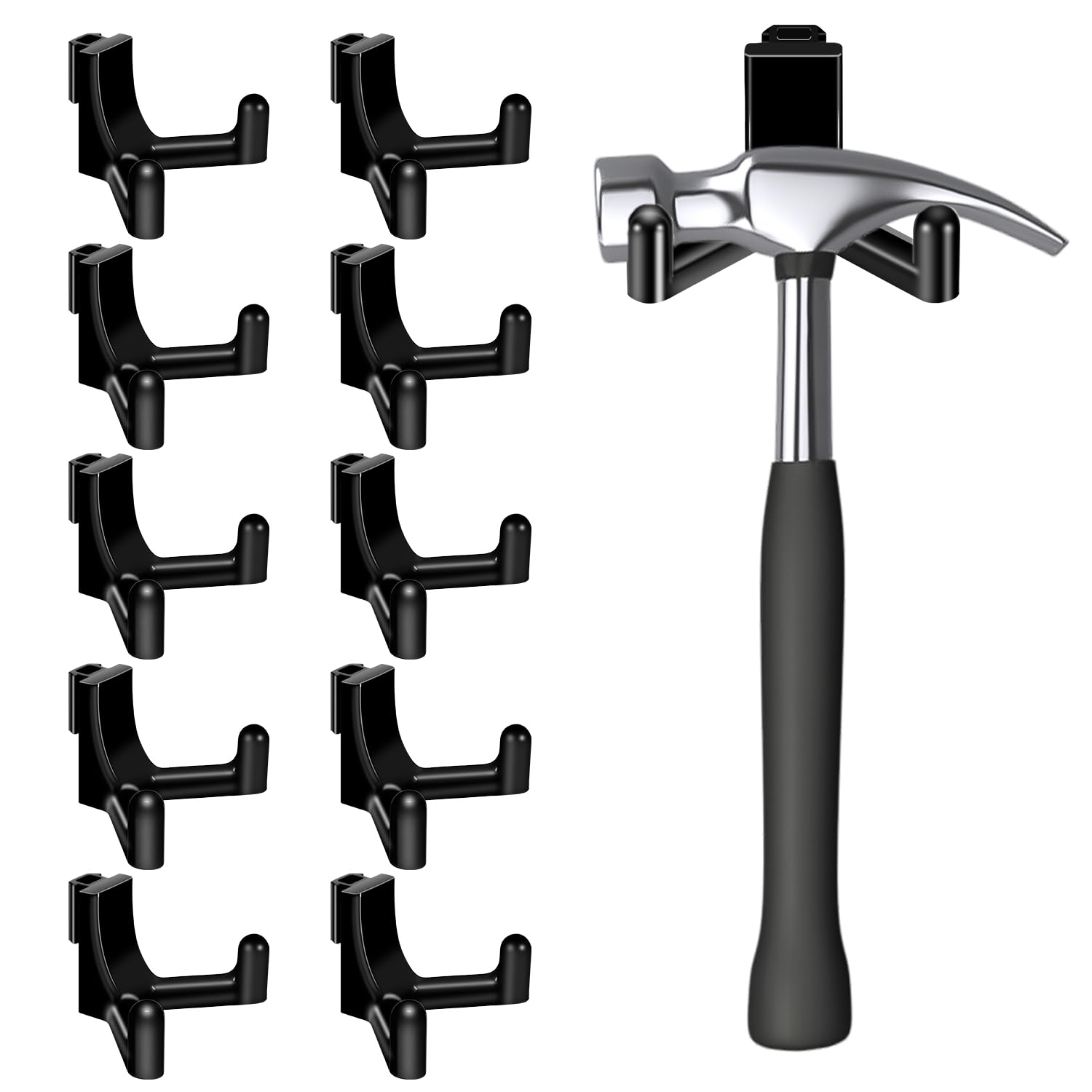 10 Pack Tool Hooks for Lifetime Shed Storage Organization - NOT for Horizontal Siding