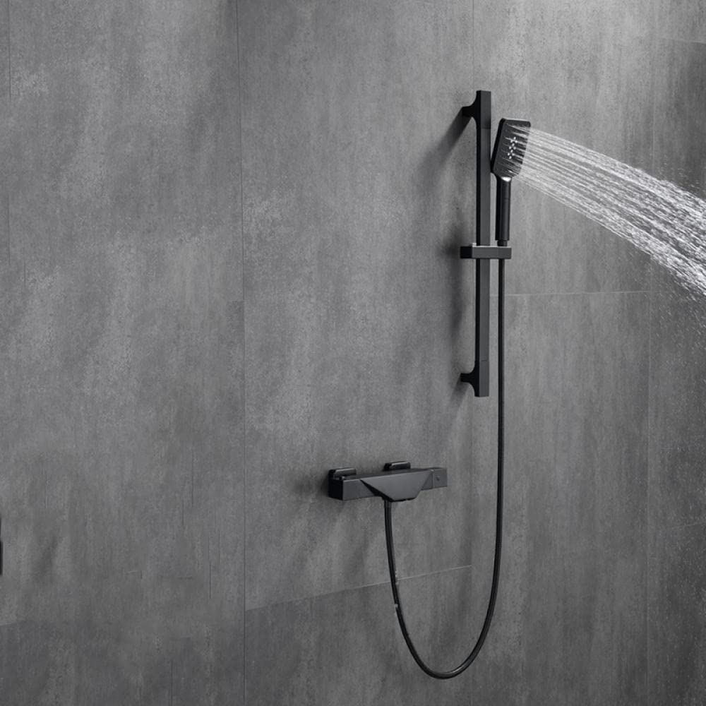 Mitigeur de douche cascade noire à 3 modes pour salle de bain tatic-B