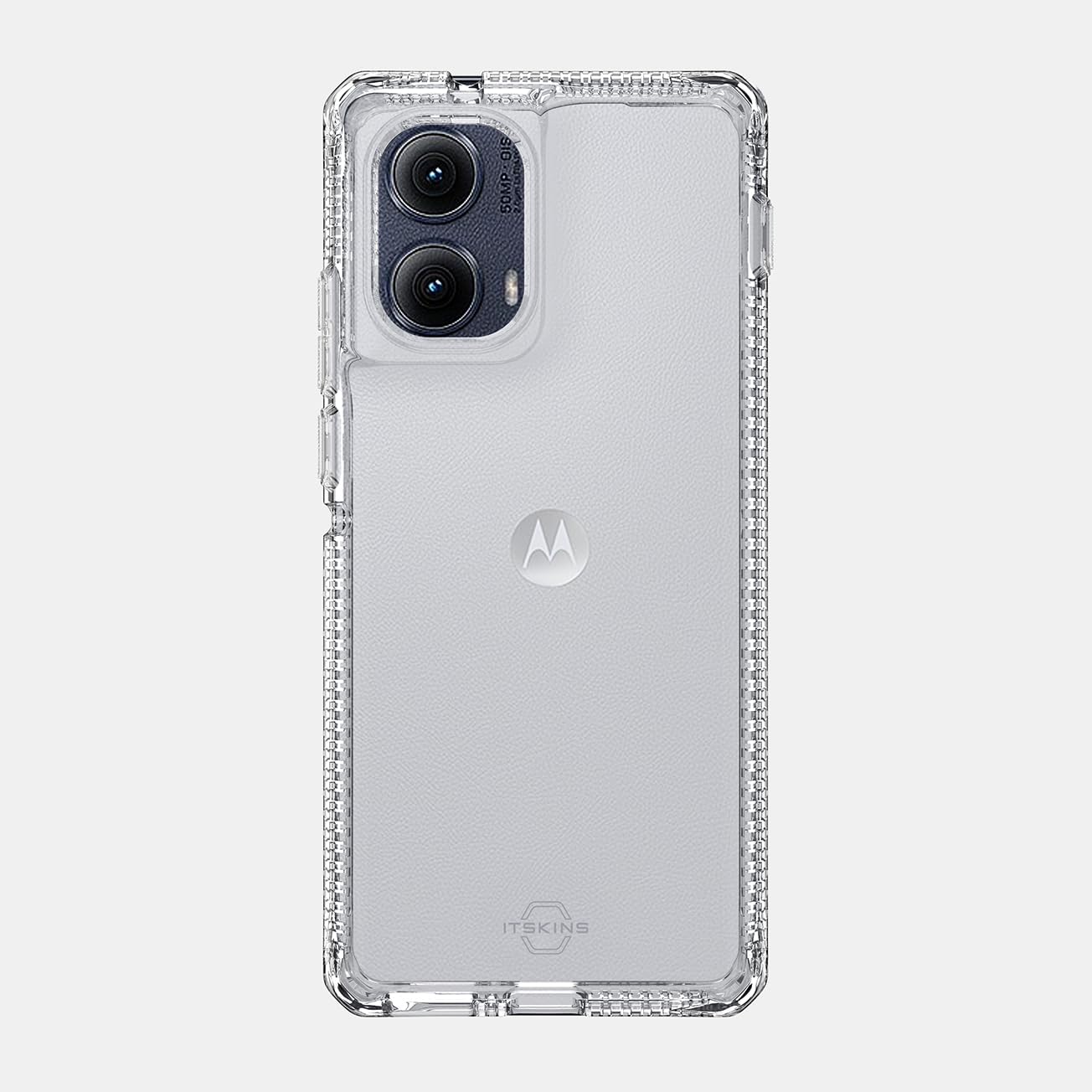 ITSKINS Spectrum R // Clear for Motorola Edge (2024) - Ultra Hybrid Case Designed, Anti-Yellowing and Protective Military Shockproof Cover, Slim Clear Phone Case - Transparent