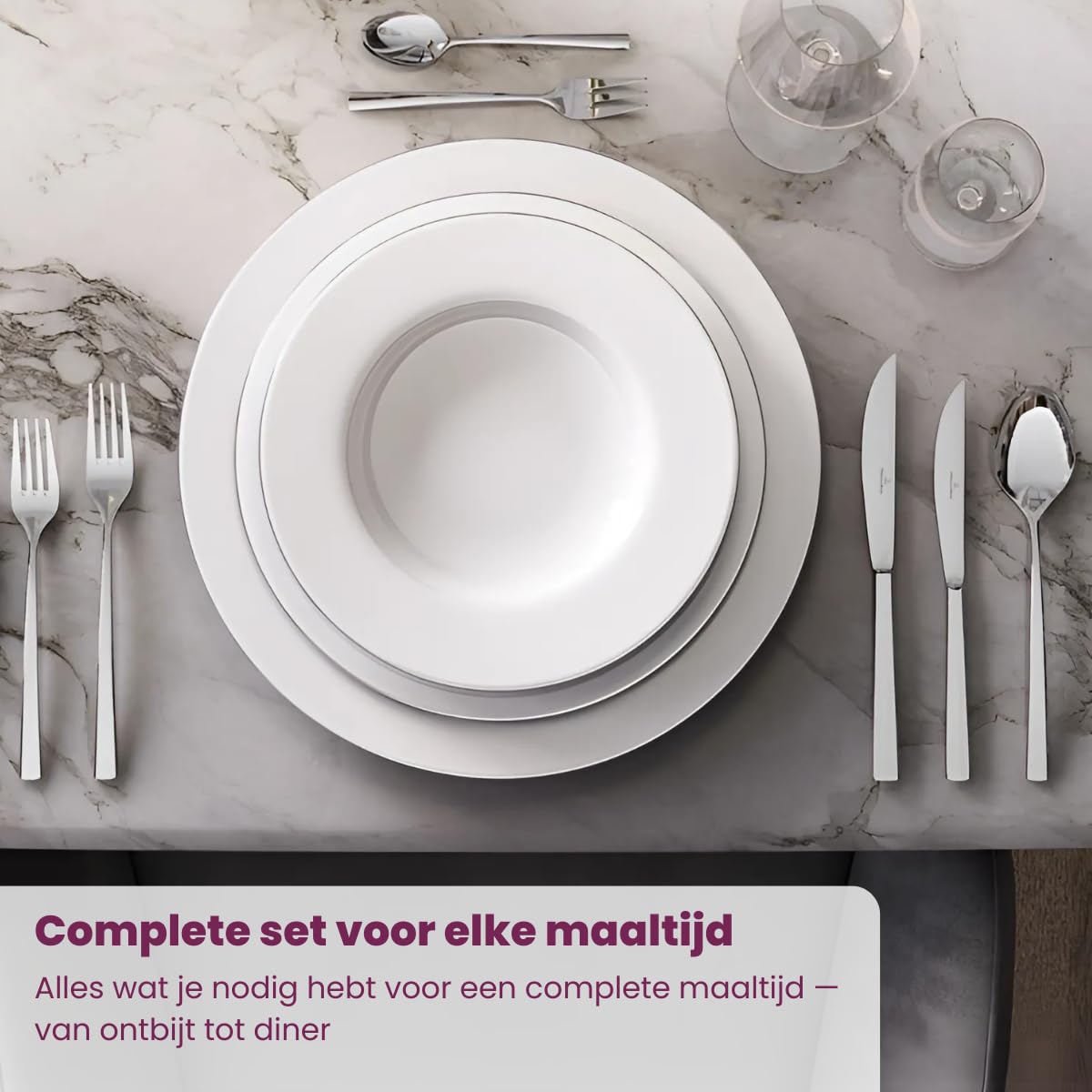 Villeroy & Boch Zestaw sztućców Couvert Piemont (48)