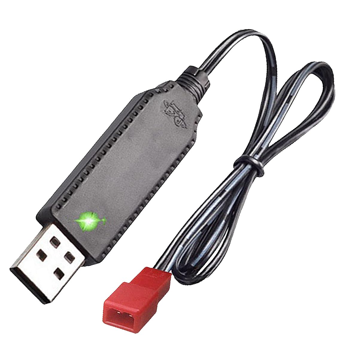 3.7V USB Charger Cable with JST-2P Plug Compatible Drone Battery RC Car RC Plane RC Boat and Other Remote Control Toys for Universal 3.7V Lipo Battery (1)