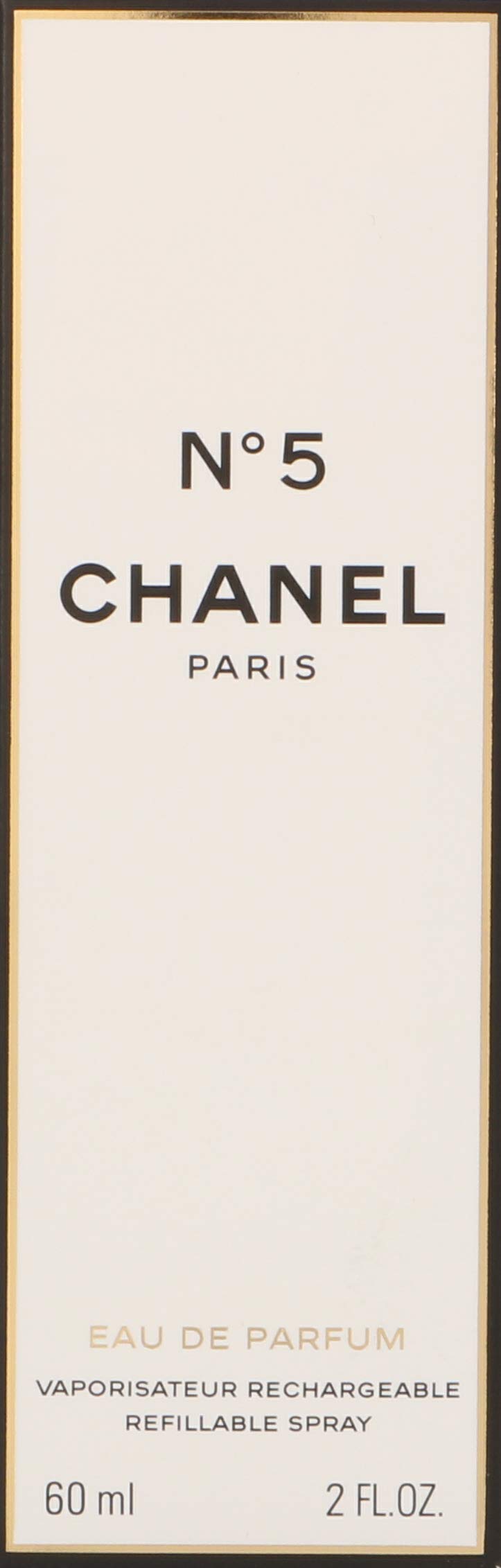 Chanel No. 5 by Chanel for Women 2.0 oz Eau De Parfum Refillable Spray