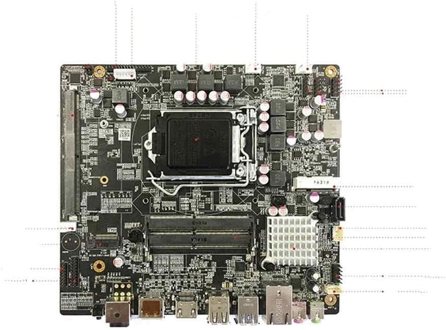 Industrial motherboard H110 LGA1151 socket supports CPU DP +