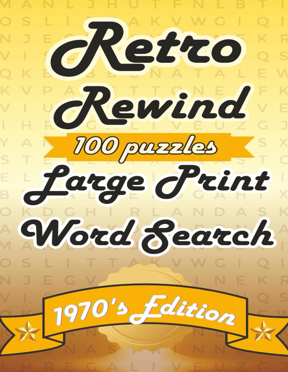 Retro Rewind Large Print Word Search 1970's Edition