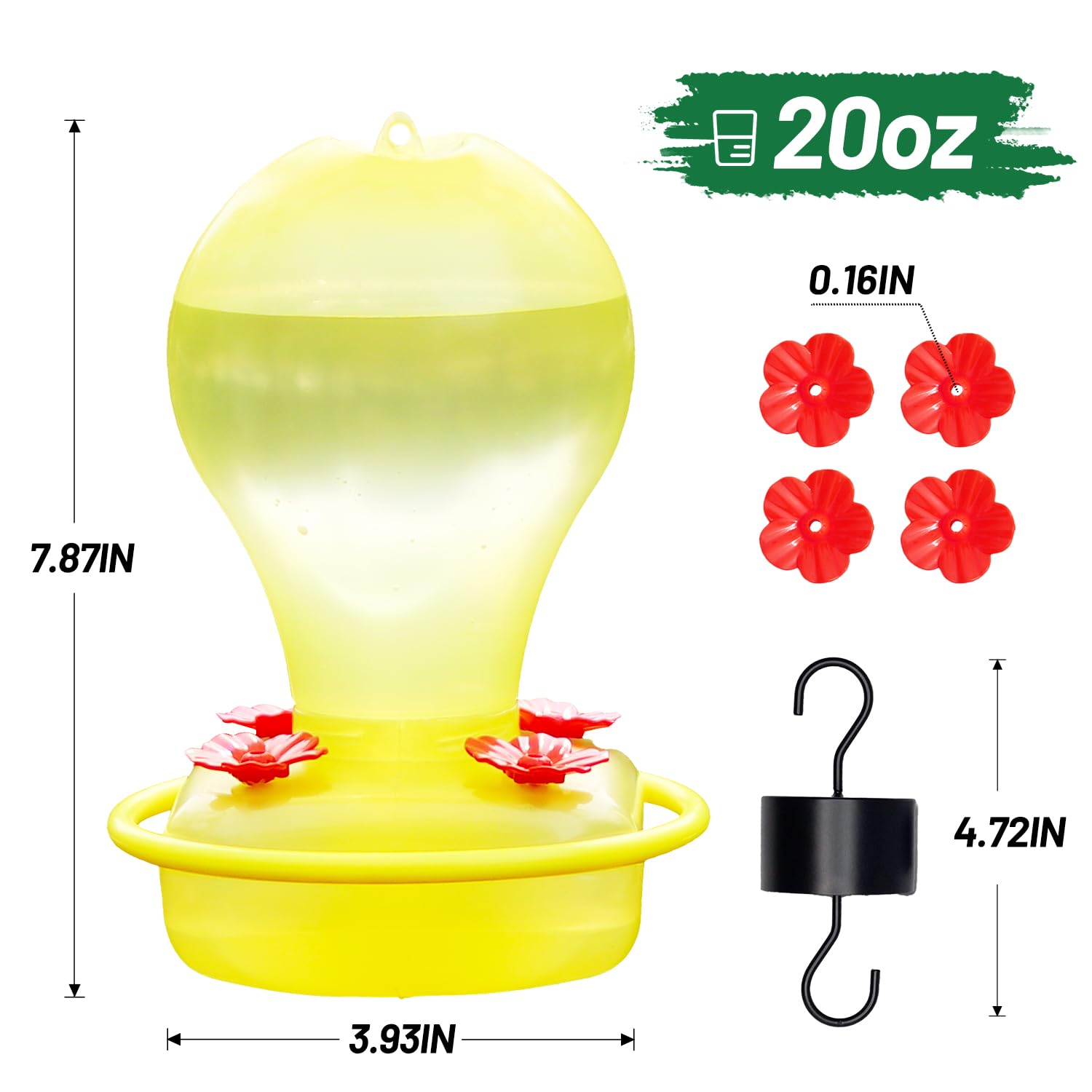 Mangeoires D'extérieur étanches Pour Colibris Avec 6 Ports D