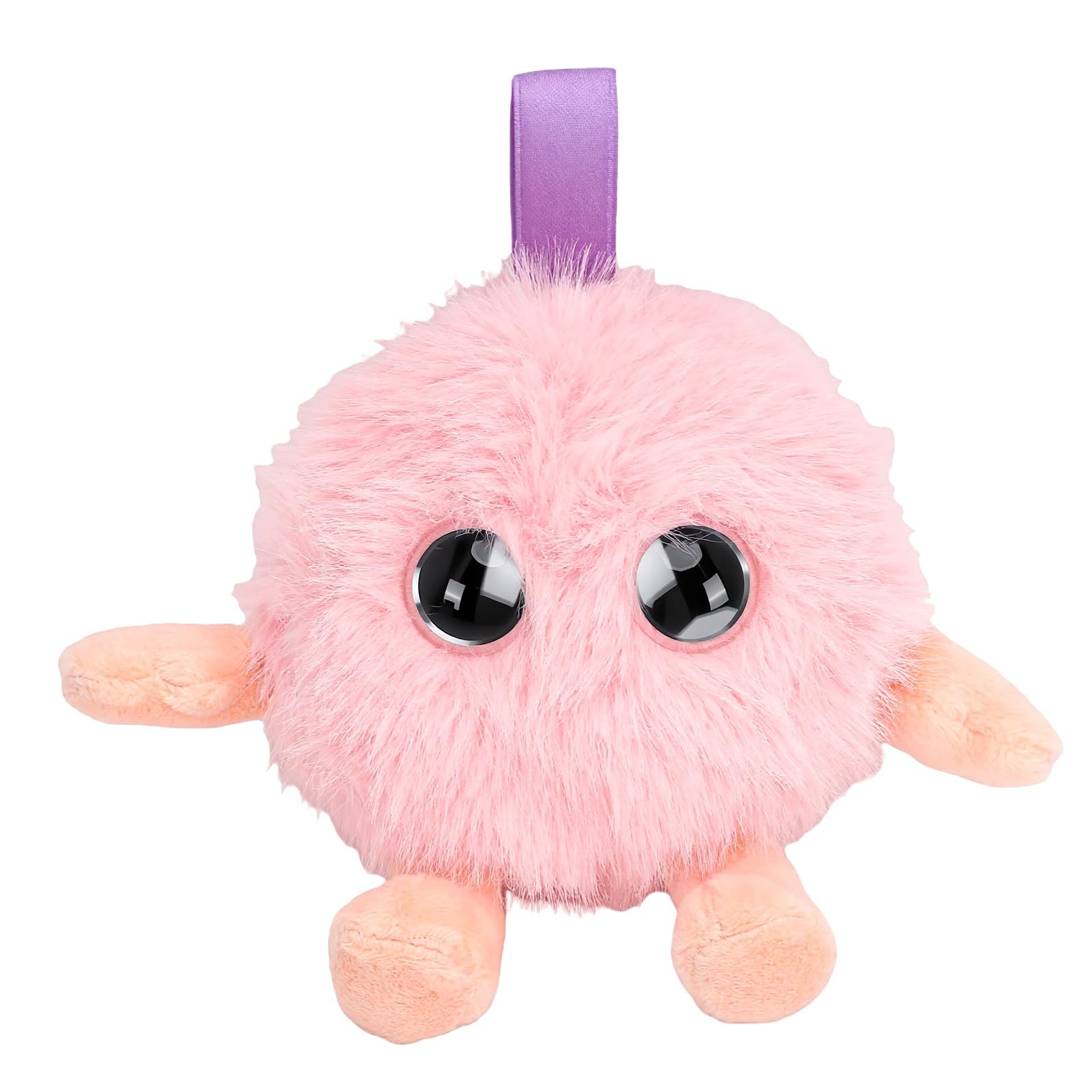 Aramox Juguete de Peluche Inteligente con Ojos Emocionales, Compañero de Peluche Interactivo con IA, Chat de Voz en 66 Idiomas, Enseñanza de Narración de Cuentos para Niños y Familias, 8x10cm (Pink)