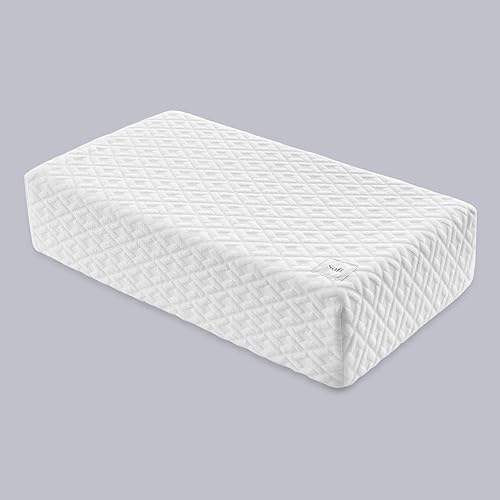 HARBOREST Cube Pillow - Almohada para dormir de lado para dolor de cuello y hombros, almohada de espuma viscoelástica Cube Pro con firmeza