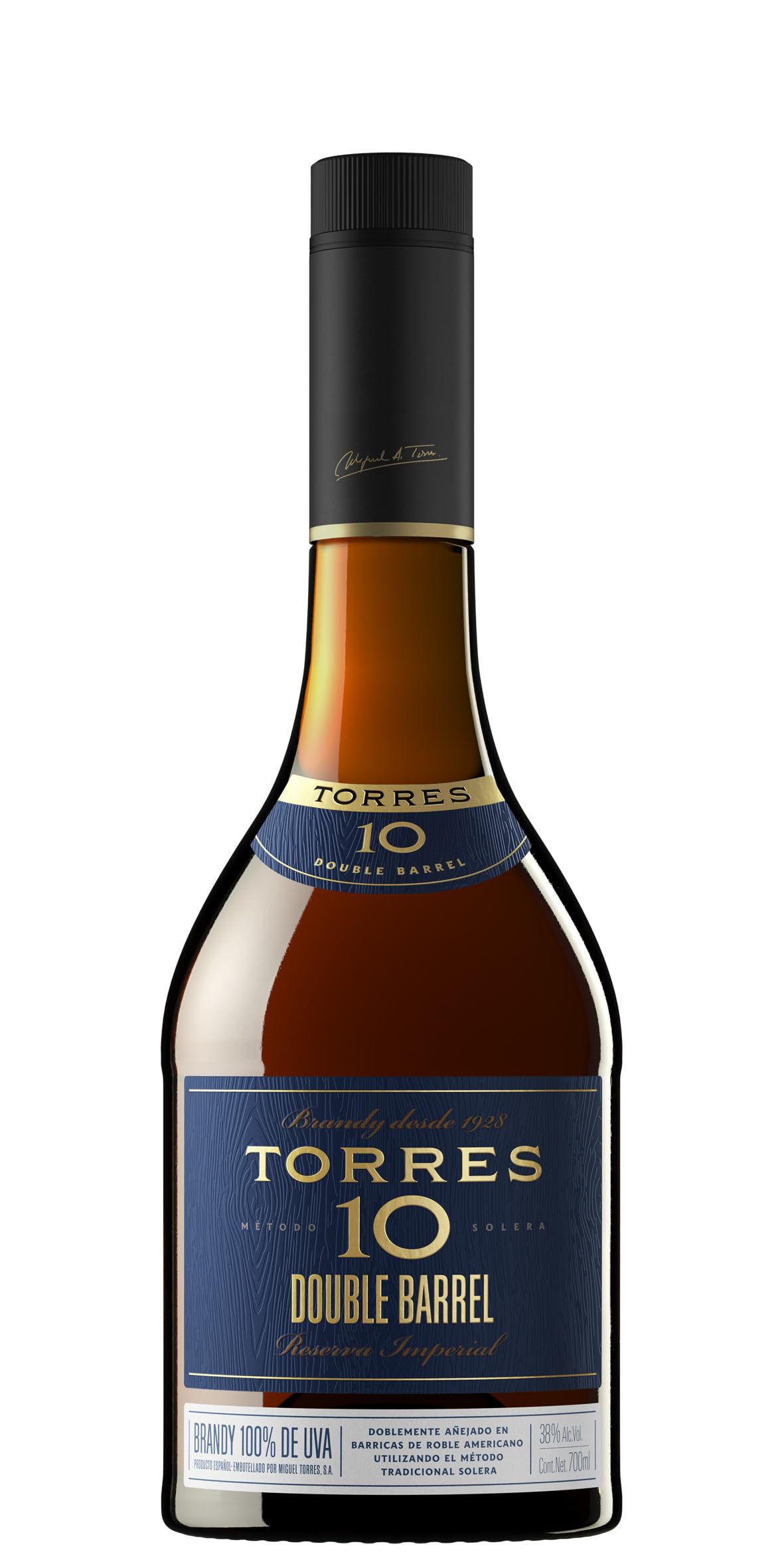 Torres Brandy 10 Imperial double barrel gran reserva botella 70cl