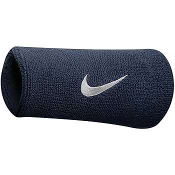 Nike スウッシュロゴ ブラックベルト Nike Swoosh Wristband (2 Pack) - Als.com