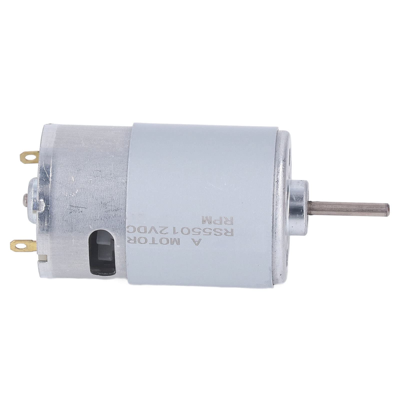 Spacnana Stainless Steel Body Large Torsion 19 Gear Motor for with Electric Vehicle DC12V Brushed Engine, Quick Speed (15000RPM) - Image 2