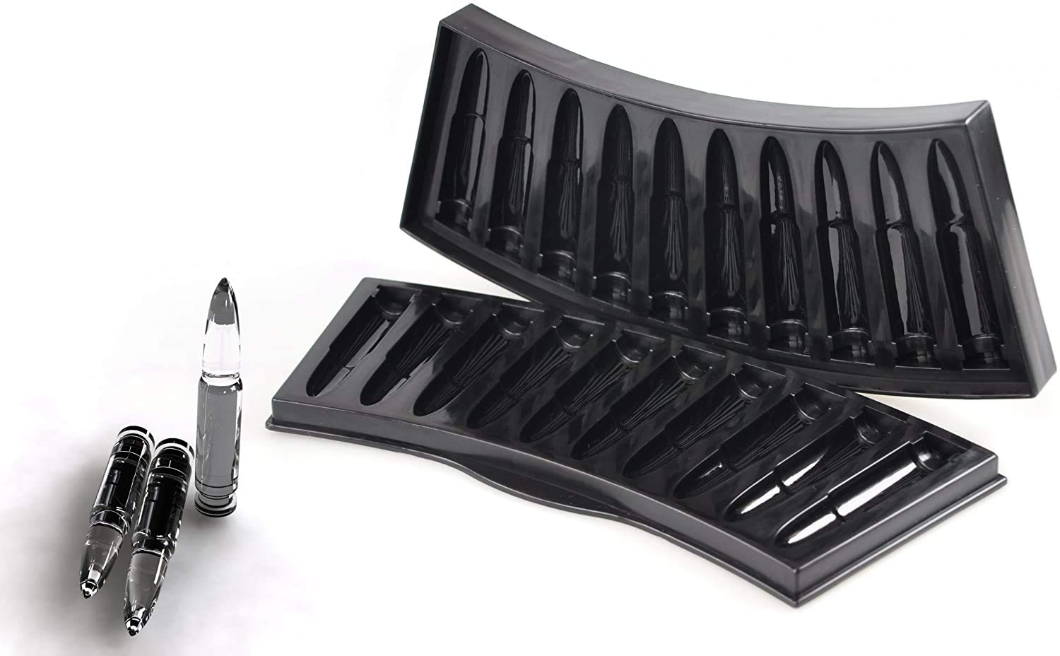 KH Ice Cube Tray Mould AK 47 Bullets Shape Frozen Ice Jelly Pudding Mold Cube Tray
