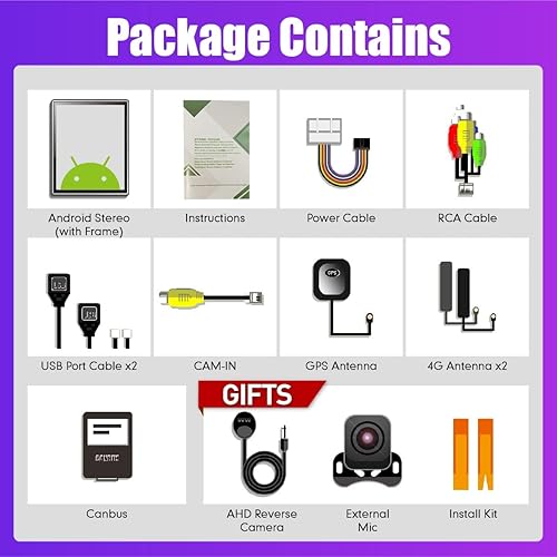 Miniatura 9 de Kunfine Tesla Style Car CarPlay Android Auto Navigation Stereo GPS Radio Cámara inversa 9.7 "IPS Pantalla táctil Headunit Tablet Media Player para