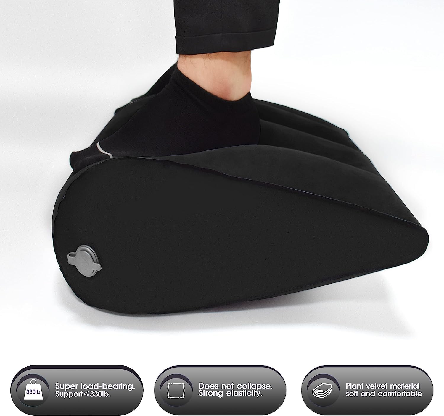 Sex Bondage Pillow Handcuffs Restraints Set - BDSM Thigh Wrist Cuffs Inflatable Sex Position Pillow Sex Furniture Couples Toy BDSM Bondage Restraint Kit Adult Sex Toys for Women and Couples(Gray): Prosixtoy Sex Bondage Pillow Handcuffs Set - Thigh Wrist Cuffs Sex Position Support Pillow Inflatable Ramp Sex Furniture Couples Toy BDSM Bondage Restraint Kit Adult Sex Toy for Women and Couple(Black