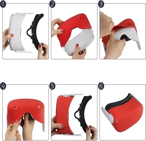 Miniatura 7 de Funda a prueba de polvo Carcasa protectora VR Accesorios Soft Fit para Oculus Quest 2 VR Gafas adecuadas para su equipo de realidad virtual