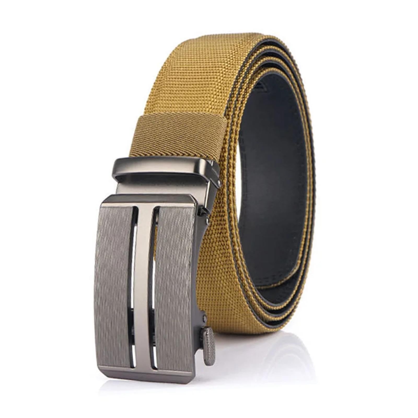 Cinture Cinture da Uomo in Nylon per Uomo, Design Formale, con Fibbie Forate, Accessori per Jeans, 3,5 Cm, Larghezza