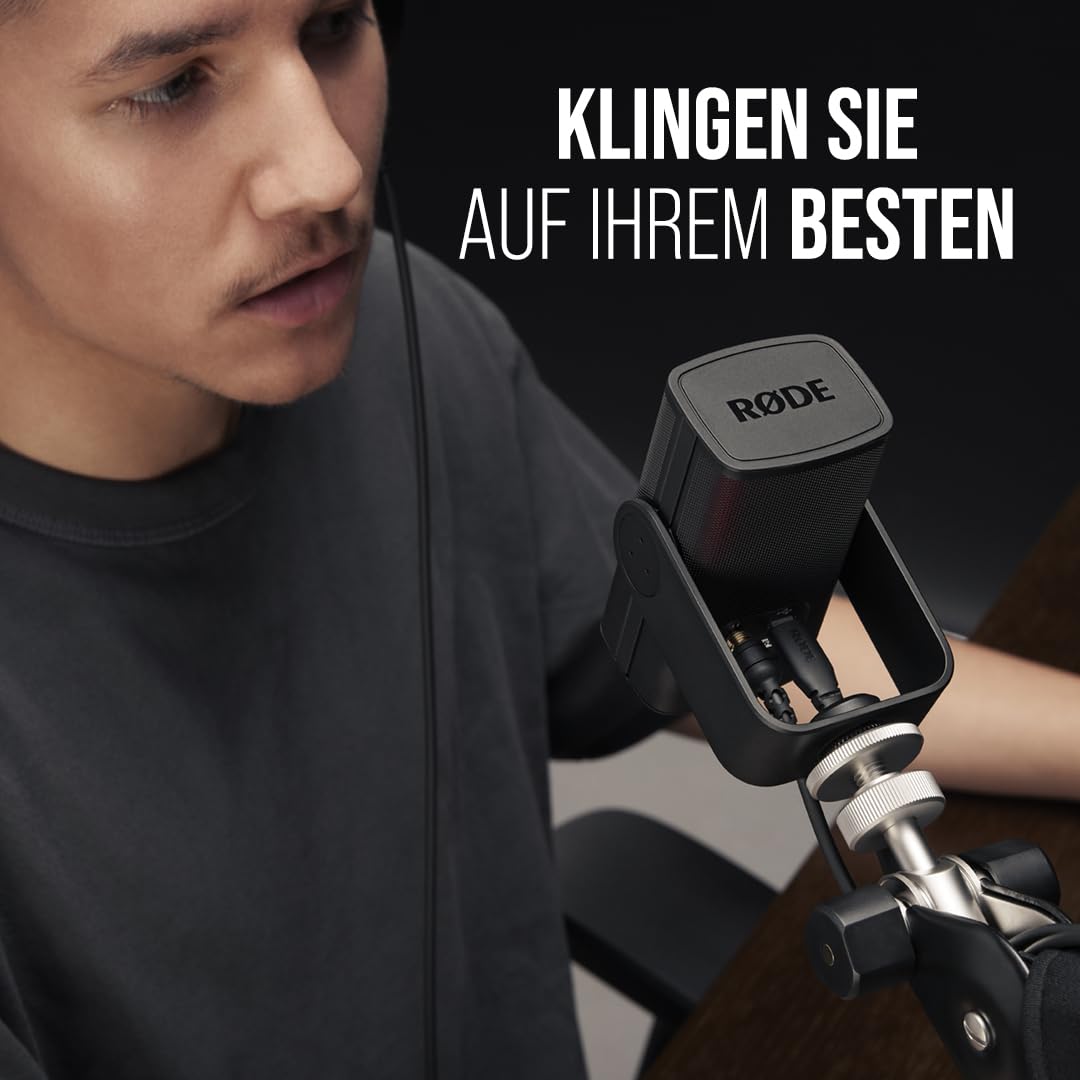 RØDE X XCM-50 Professionelles USB-Kondensatormikrofon und virtuelle Mixing-Lösung für Streamer und Gamer, schwarz
