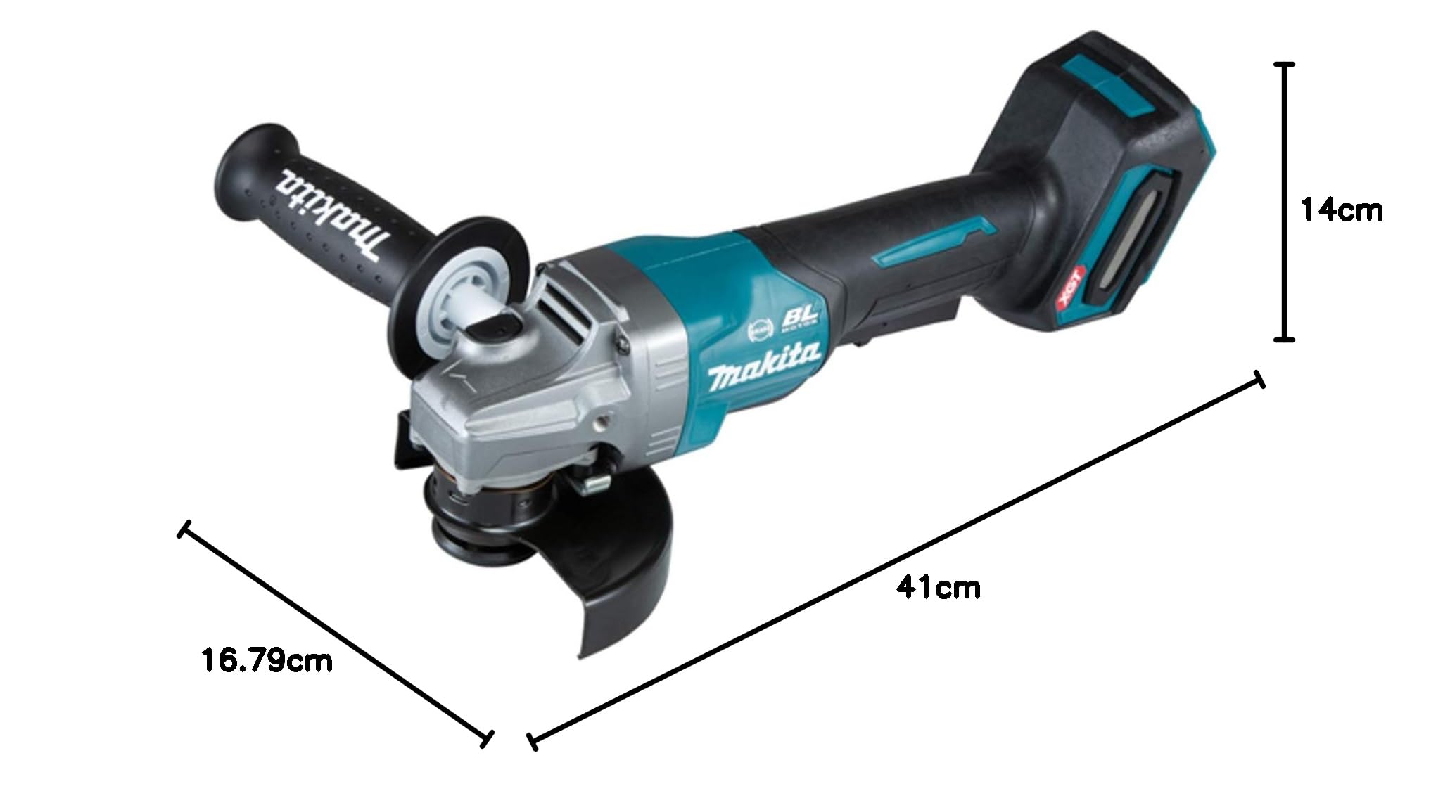 MAKITA AMOLADORA ANGULAR INALÁMBRICA GA013GZ XGT