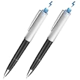 STOBOK2pcs Shocking Pen Prank Toy Electric Ballpoint Pen Joke Toy Halloween Electric Shocking Pen Party Funny Game for Kids Adults