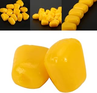 50Pcs/Bag Artificial Corn Lures, Reusable Artificial Carp Baits Corn Fishing Lures for Outdoor Freshwater Fishing Accessories Tool