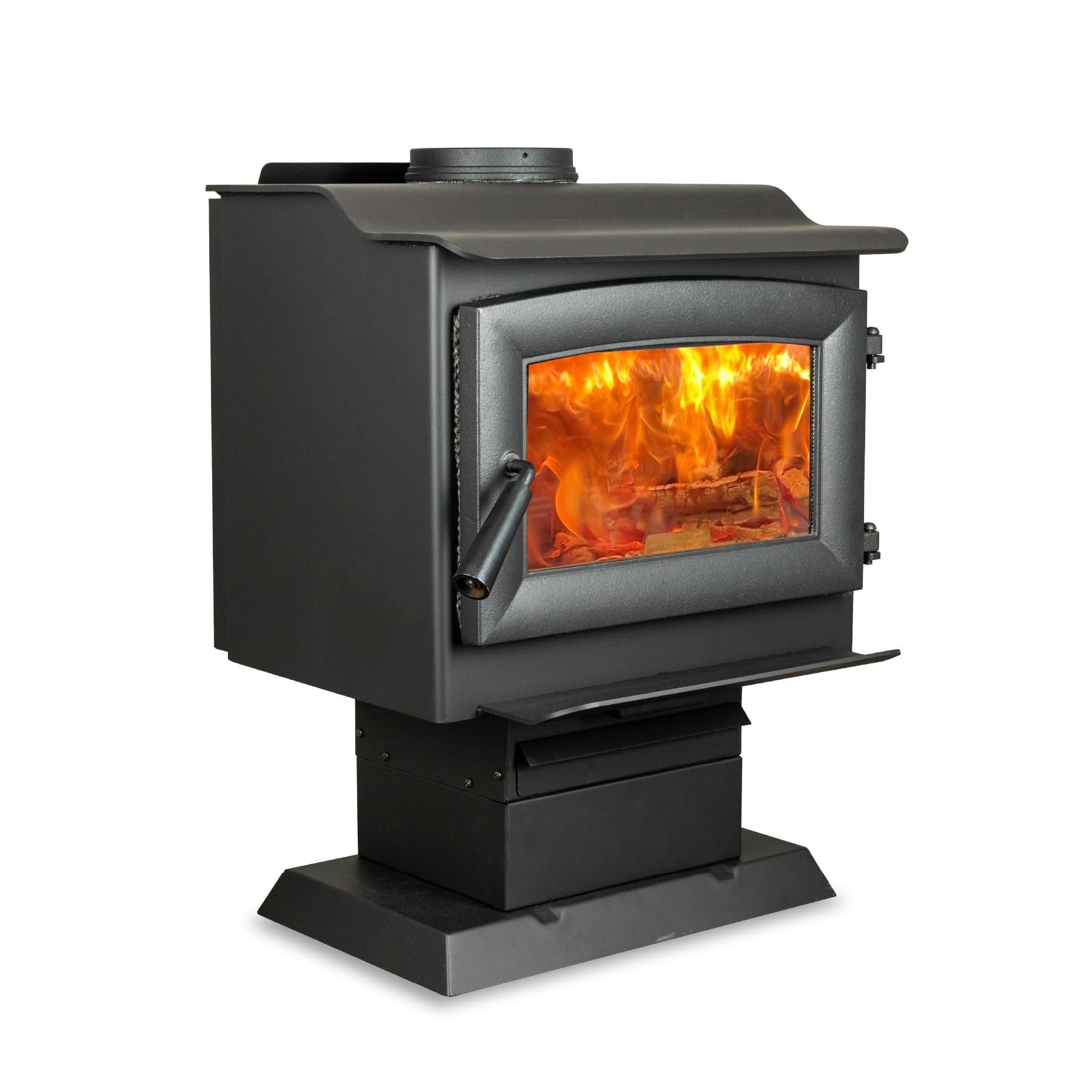 Ashley Wood Burning Stove, Heats 1,200 Sq ft, EPA Certified AW1120E-P, Black