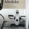 Mini Exercise Bike, himaly Under Desk Bike Pedal Exerciser Portable Foot Cycle Arm & Leg Peddler Machine with LCD Screen Displays