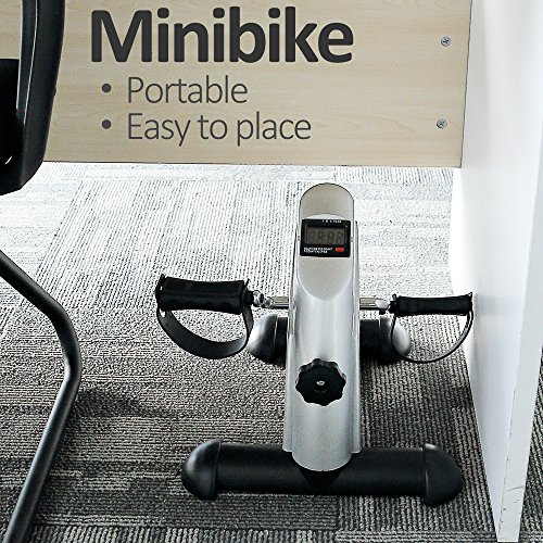 Mini Exercise Bike, himaly Under Desk Bike Pedal Exerciser Portable Foot Cycle Arm & Leg Peddler Machine with LCD Screen Displays by himaly - Image 7