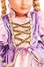 Little Adventures Classic Rapunzel Princess Doll Dress - Doll Not Included - Machine Washable Child Pretend Play and Party Doll Clothes with No Glitter