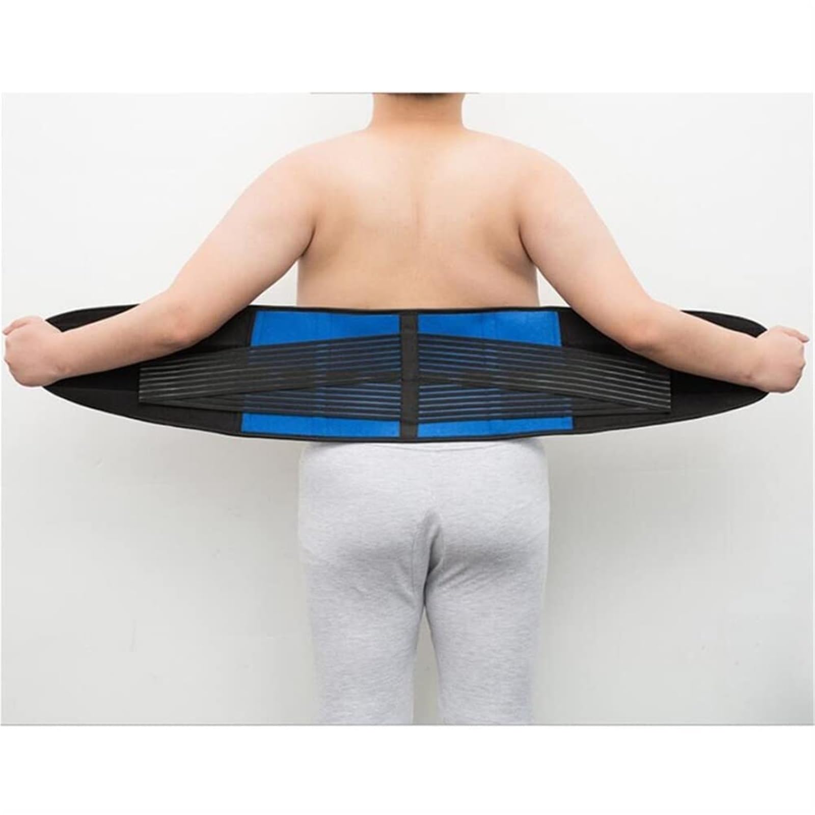 Faja Lumbar Cinturón De Soporte Lumbar Corrector Postura Soporte Lumbares(4XL)