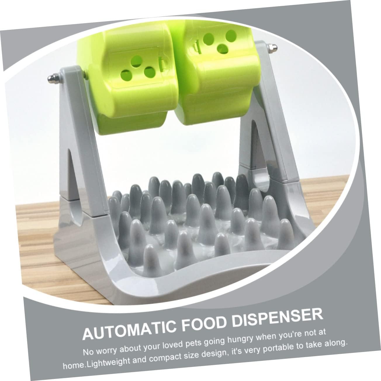 VICASKY Automatic Dog Feeding Bowl Choking PET Feeder Rotating Design 1 Piece for Safe and Controlled Meal Distribution