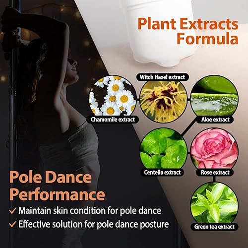 Miniatura 5 de GRIPT Tiza líquida transparente para barra de baile, menos desorden profesional, agarre de mano, 3.5 onzas líquidas, para baile de poste, aéreo,