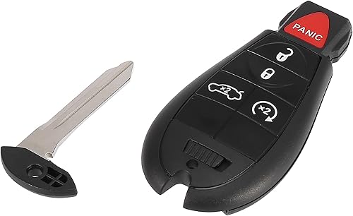 Miniatura 3 de X AUTOHAUX Reemplazo de llave de coche remoto de entrada sin llave 433Mhz 5 botones OEM # 56046773AA para Dodge Dart 2013-2016