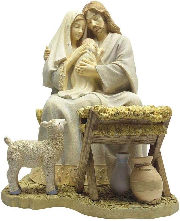 Enesco Figurine, Stone Resin, Multicolor