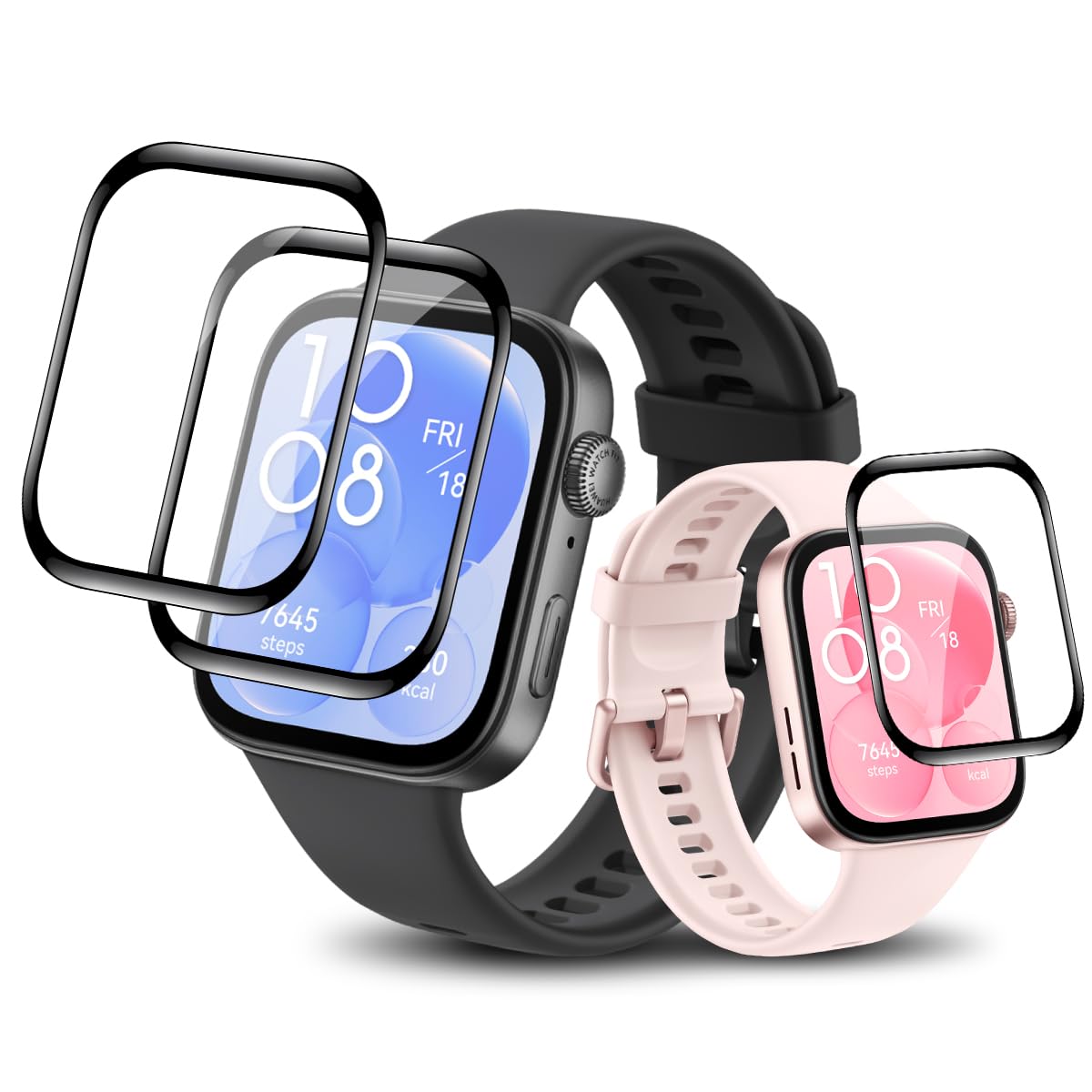 Amazon.co.jp: 【3枚セット】対応 HUAWEI Watch Fit3 フィルム HUAWEI 
