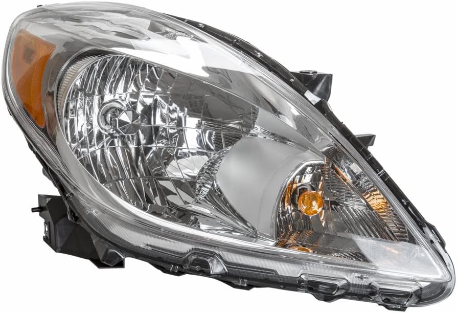 CarLights360: For Nissan Versa Headlight Assembly 2012 2013 2014 Passenger Side | w/Bulbs | DOT Certified | NI2503207