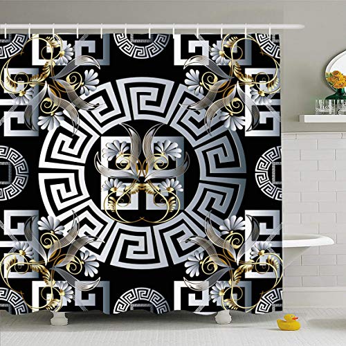 Southwestern Duschvorhang Im Azteken-Design – Wasserdicht, Boho-style, 152x183 Cm