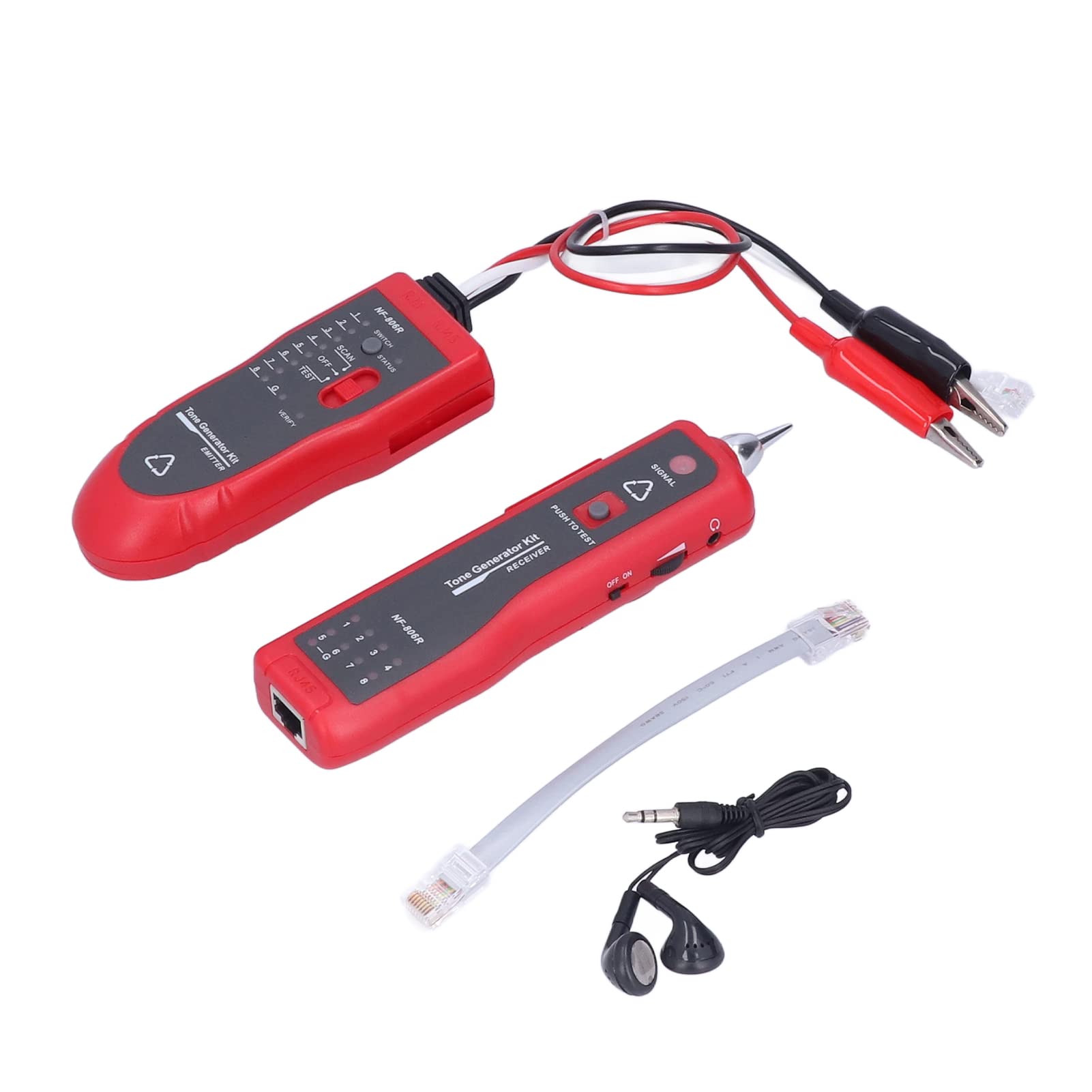 NF 806r Line Finder Poe Burn Network Tester Tester kabli do zewnętrznej linii telekomunikacyjnej, potężne narzędzie przewodowe z wykrywaniem za pomocą jednego razu, wielokrotne